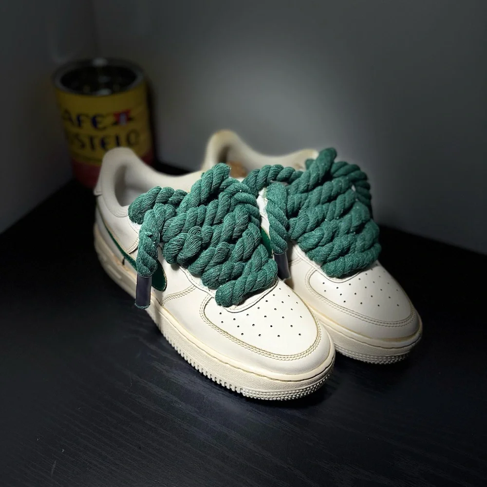 Nike Air Force 1 Custom Coffee Dyed W Sz 8.5, Y7 - Picture 1 of 8